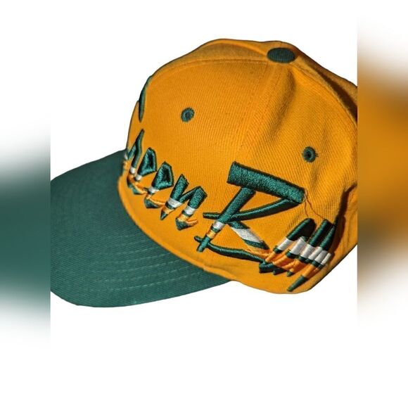 Vintage "Pit Bull" Embroidered Team Name Green Bay Packers Snapback Hat - Picture 4 of 9